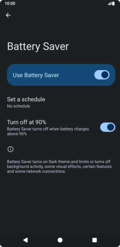 Press the Home key to return to the home screen.
