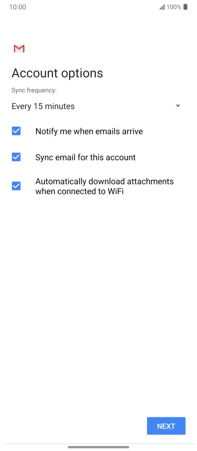 Press the drop down list below 