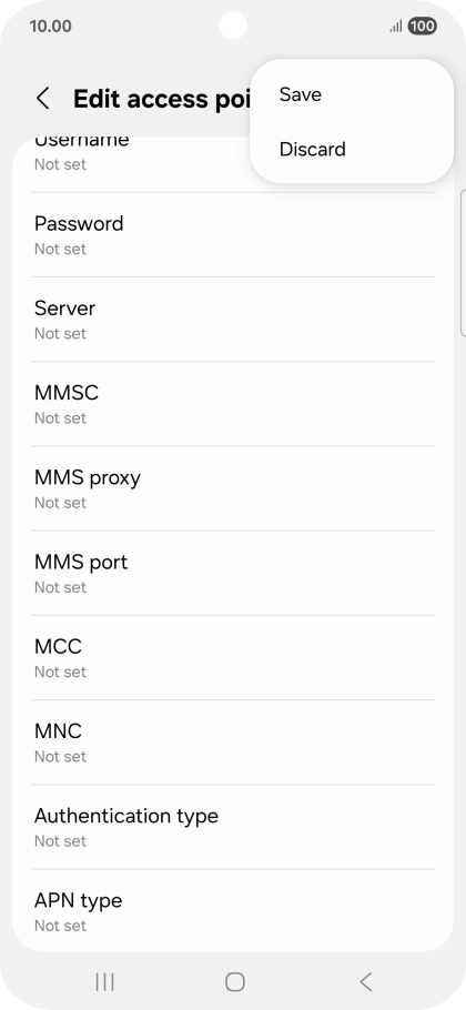 Press Save. Press Save.