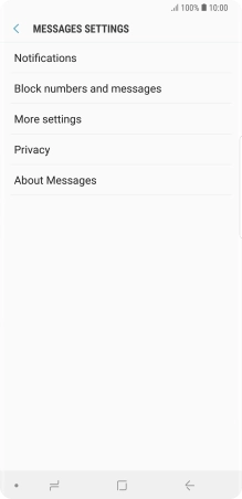 Press More settings.