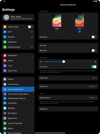 Press the indicator next to Press the indicator next to