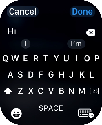 Press the input icon. Press the input icon.