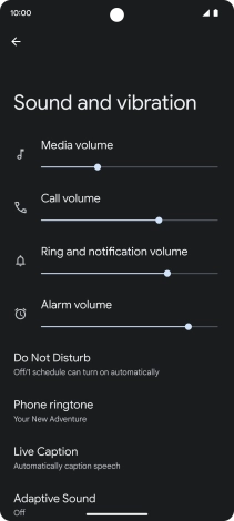 Press Phone ringtone. Press Phone ringtone.