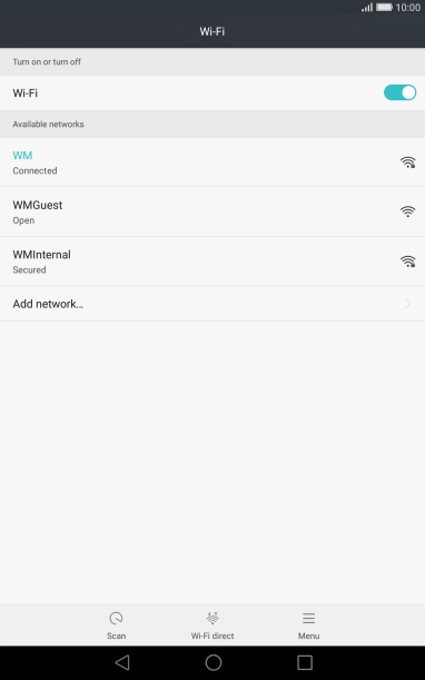 Press the Home key to return to the home screen.