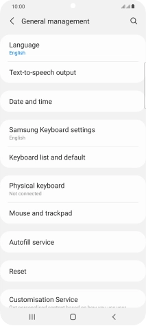 Press Date and time.