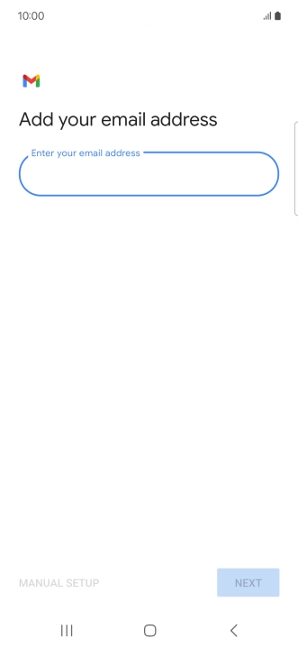 Press the field below 