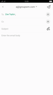 Press the field next to 