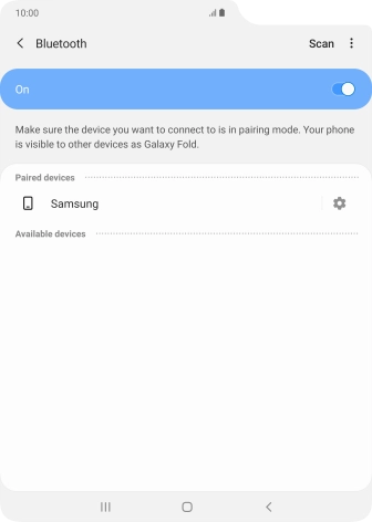 Press the Home key to return to the home screen.