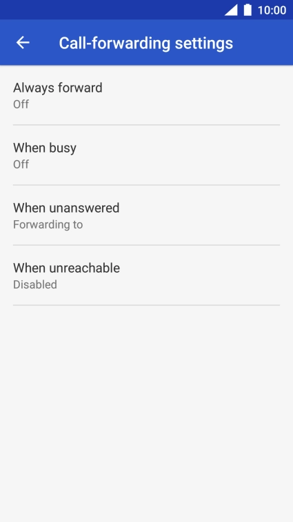 Press the Home key to return to the home screen.