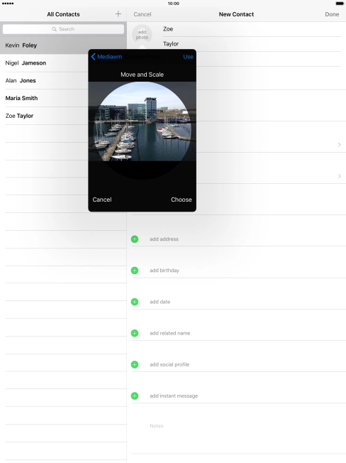 Drag the frame to the required position to select the required detail and press Choose. Drag the frame to the required position to select the required detail and press Choose.
