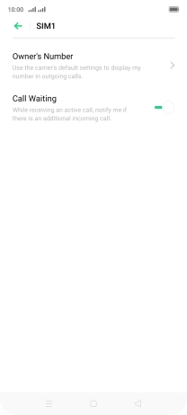 Press Owner's Number.