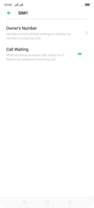 Press Owner's Number.