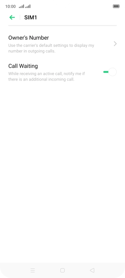 Press Owner's Number.