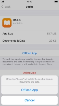 Press Offload App.