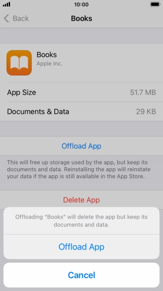 Press Offload App.