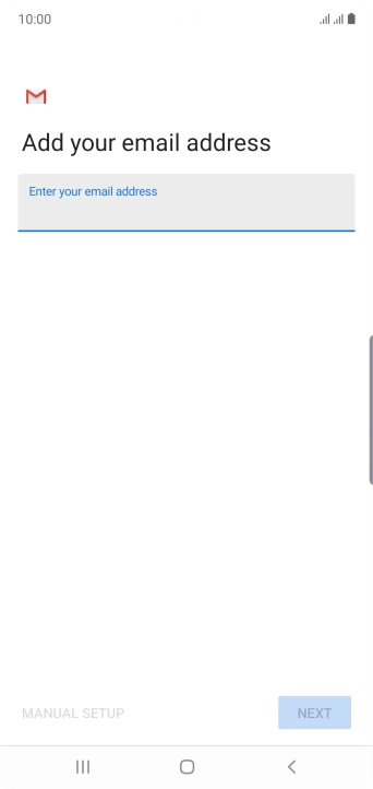 Press the field below 