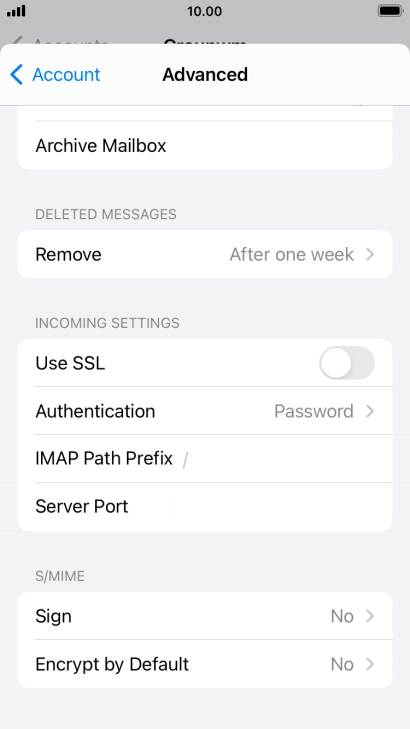Press Authentication.
