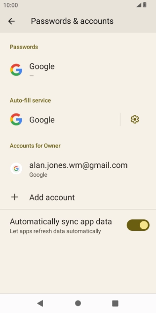 Press the Home key to return to the home screen.