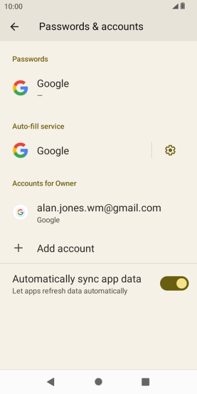 Press the Home key to return to the home screen.