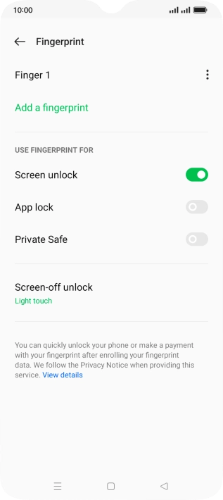 Press the Return key.