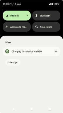 Press the drop down list.