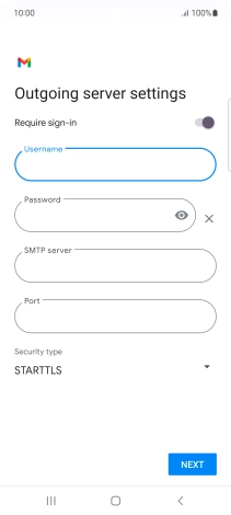 Press the field below 