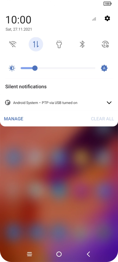 Press Android system.