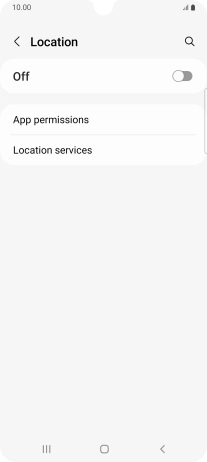 Press the indicator to turn the function on or off.