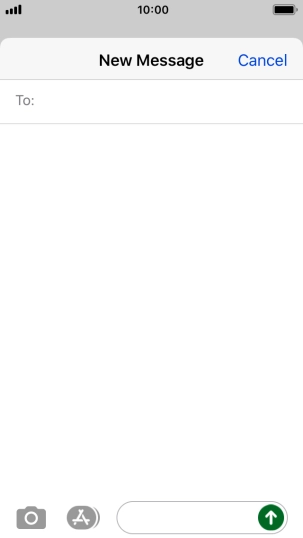 Press To: and key in the first letters of the recipient's name.