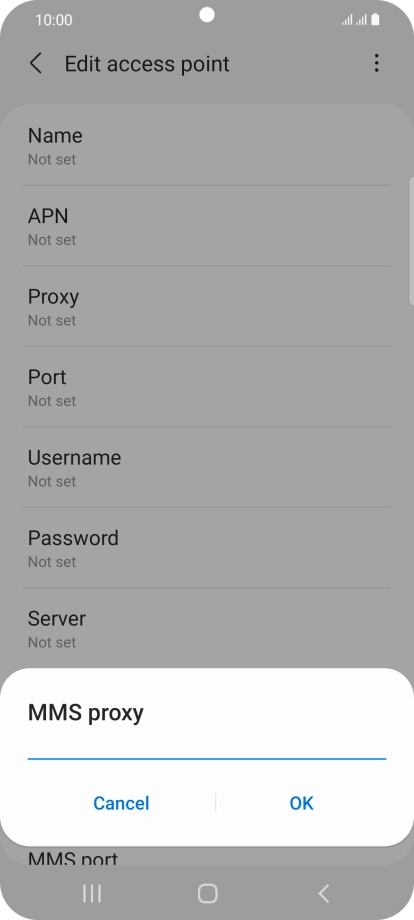 Key in 10.202.002.060 and press OK. Key in 10.202.002.060 and press OK.