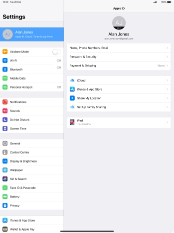 Slide your finger upwards starting from the bottom of the screen to return to the home screen.