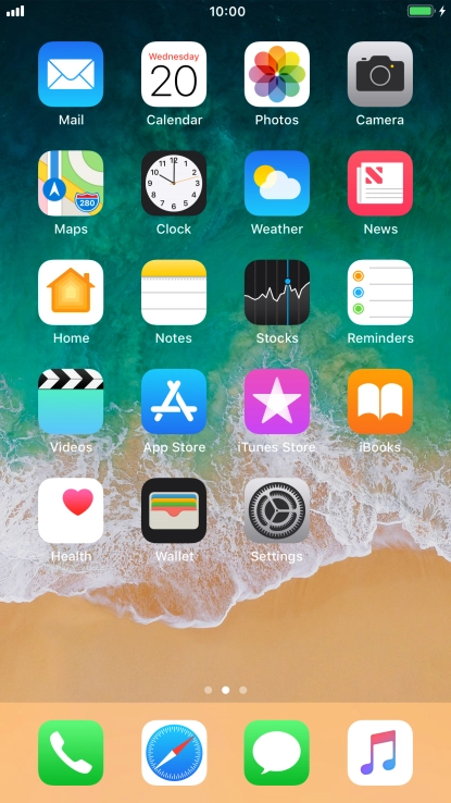 When the battery charging icon is displayed, the battery is charging.