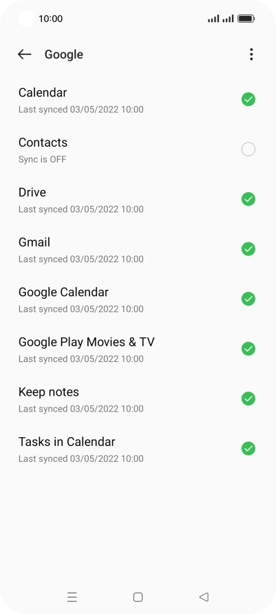 Press the field next to 