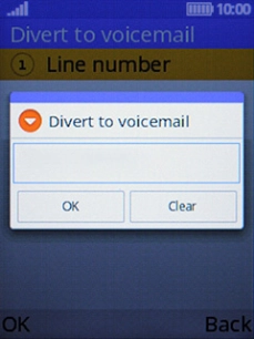 Key in +61414121121 and press the Left selection key.