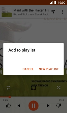 Press NEW PLAYLIST.
