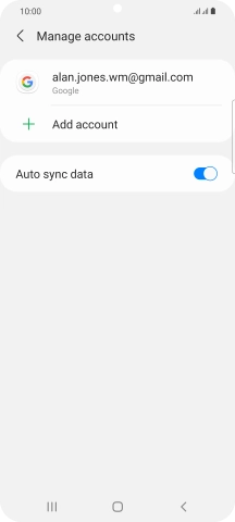 Press the Home key to return to the home screen.