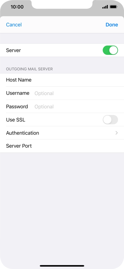 Press Authentication.