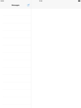 Press the new message icon. Press the new message icon.