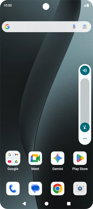 Press the sound mode icon.