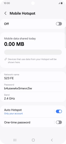 Press the field below 