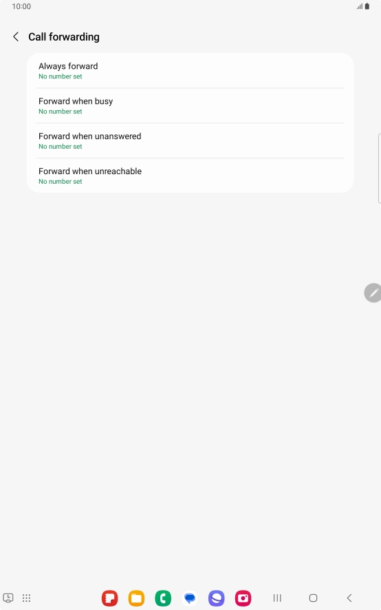 Press the Home key to return to the home screen.