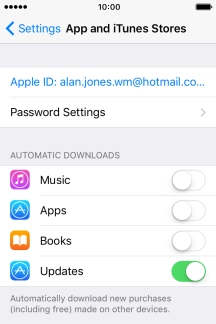 Press the Home key to return to the home screen.