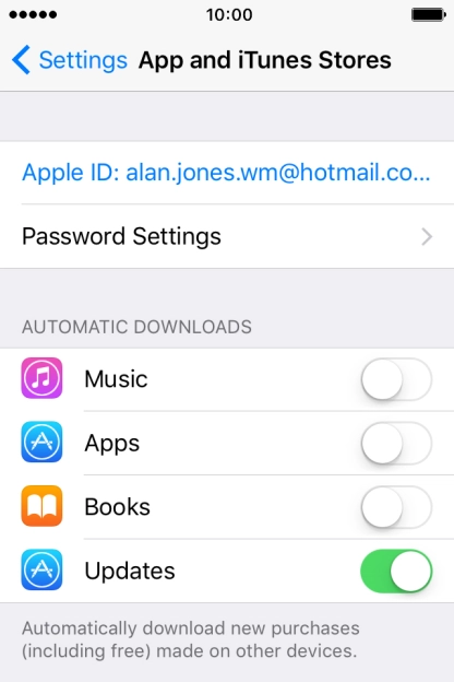 Press the Home key to return to the home screen.