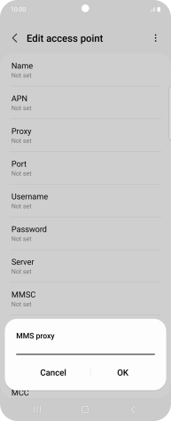 Key in 10.202.002.060 and press OK.