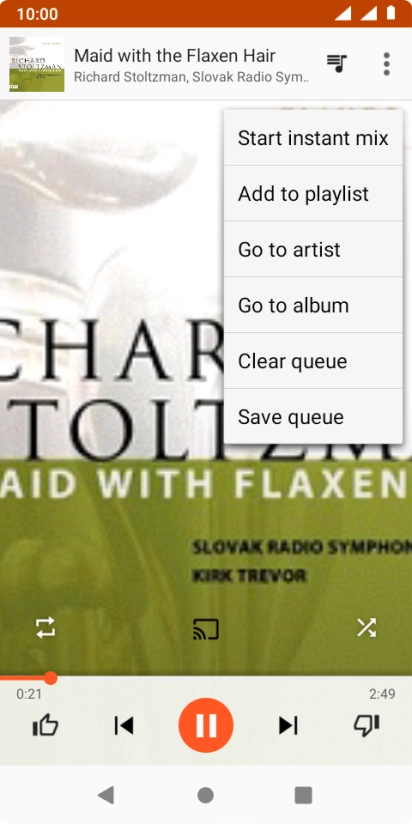 Press Add to playlist.