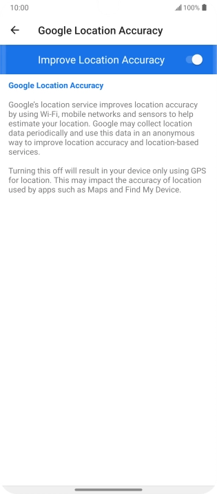 If you press the indicator next to 