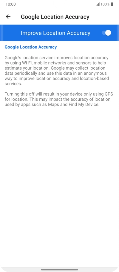 If you press the indicator next to 