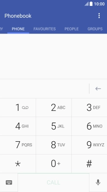 Press the Home key to return to the home screen.