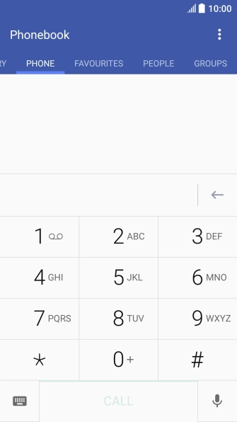 Press the Home key to return to the home screen.
