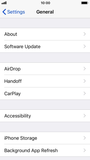 Press iPhone Storage.